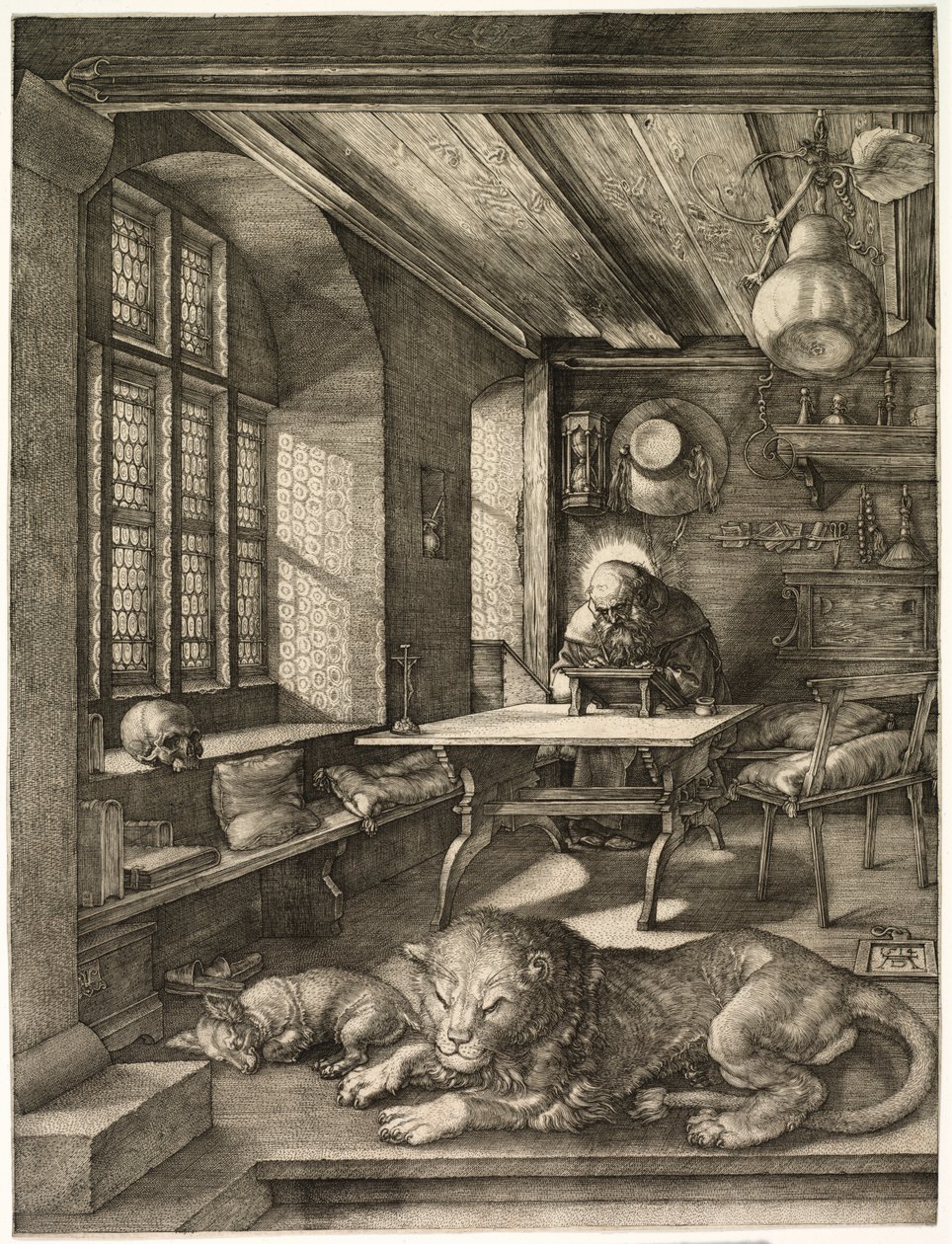 Sankt Hieronymus i hans Studie af Albrecht Dürer
