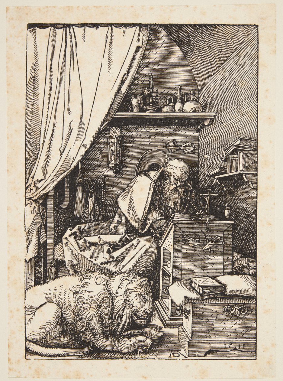 Sankt Jerome i sin celle af Albrecht Dürer