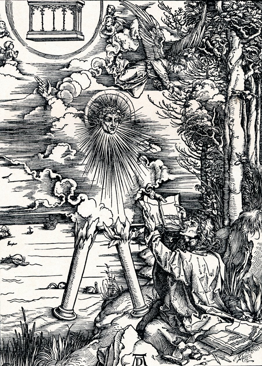 St John Devouring the Book, 1498 1906 af Albrecht Dürer