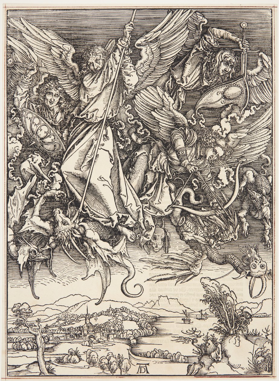 St. Michael kæmper mod dragen af Albrecht Dürer