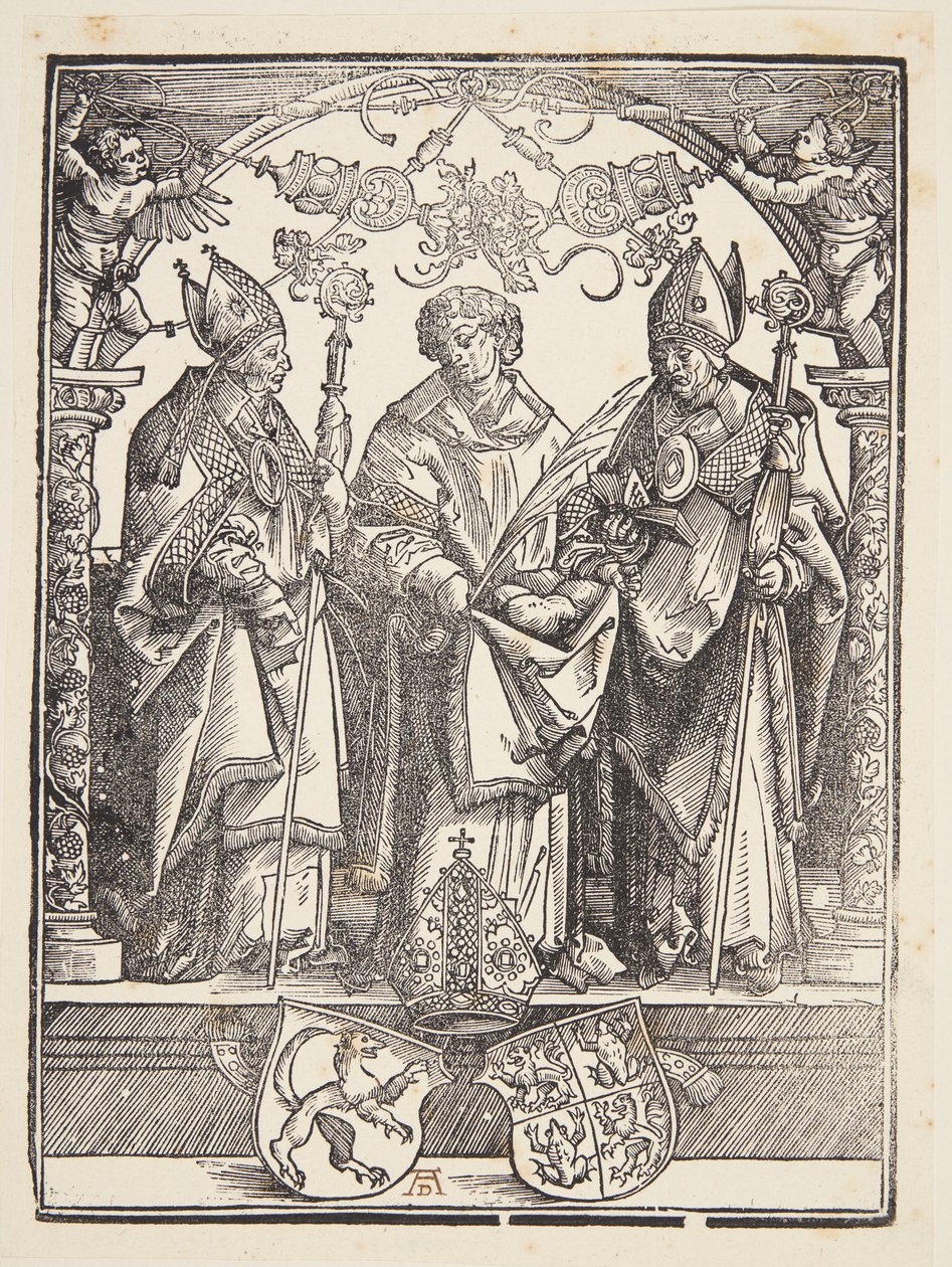 St. Stephen med to andre helgener af Albrecht Dürer