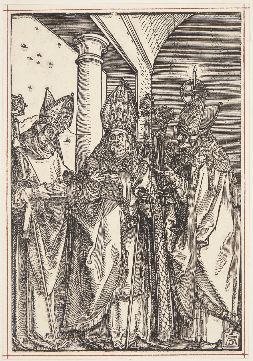 Sts. Nicholas, Ulrich og Erasmus af Albrecht Dürer