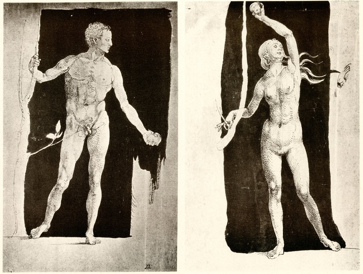 Studier om Adam og Eva af Albrecht Dürer