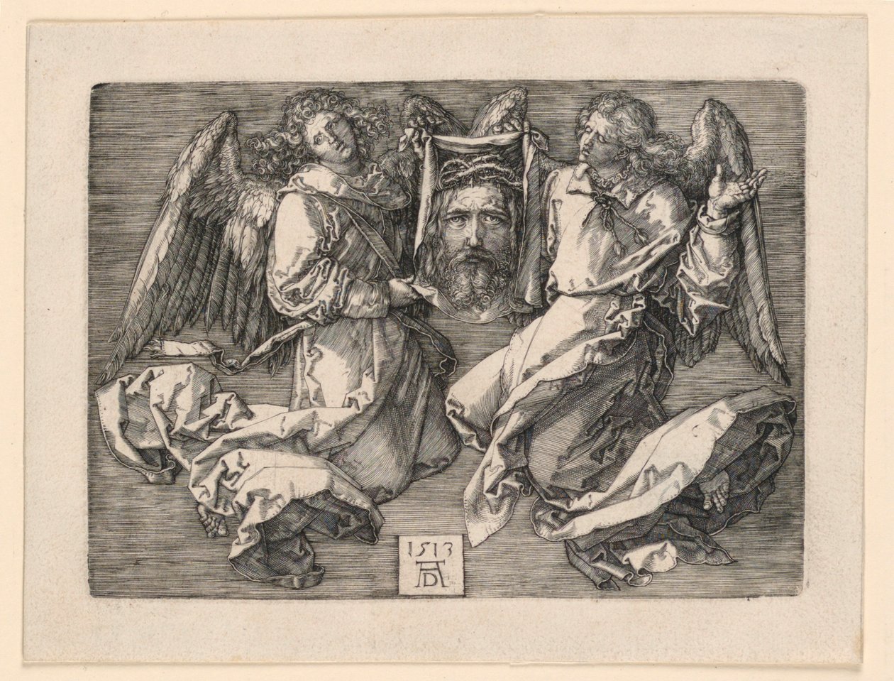 Sudarium vist af to engle af Albrecht Dürer