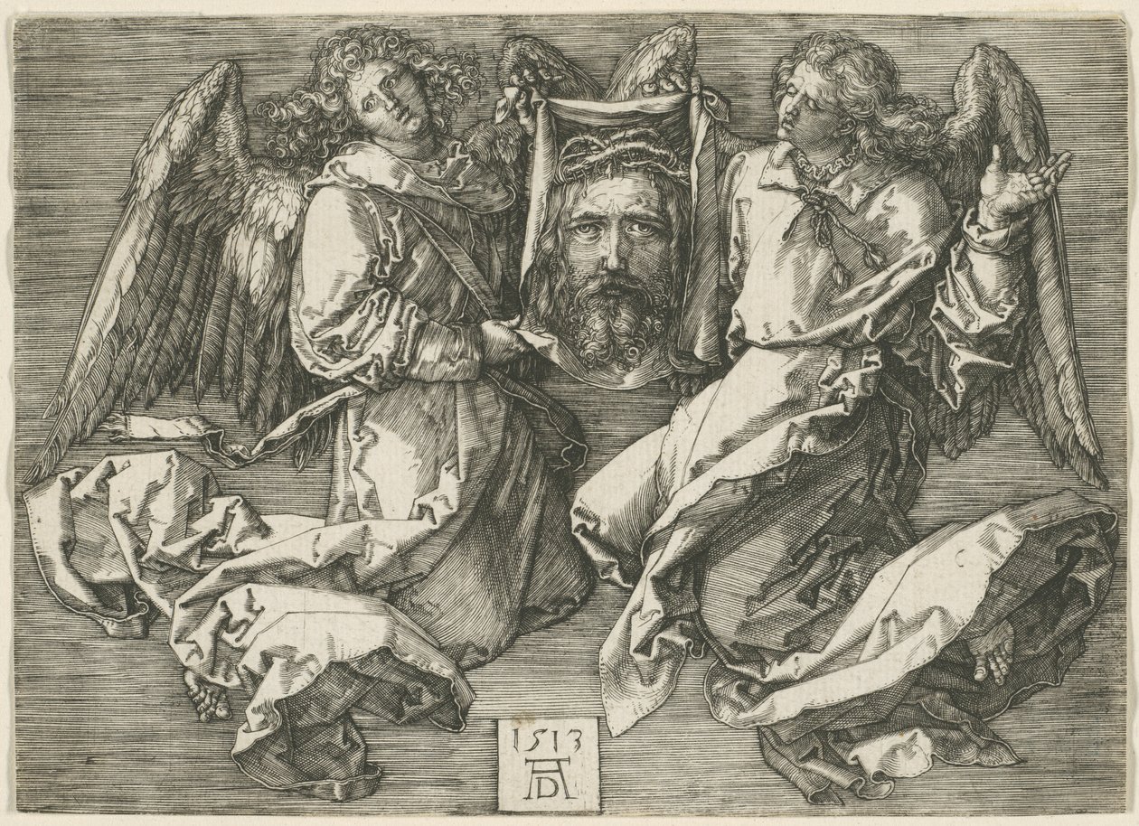 Sudarium vist af to engle af Albrecht Dürer