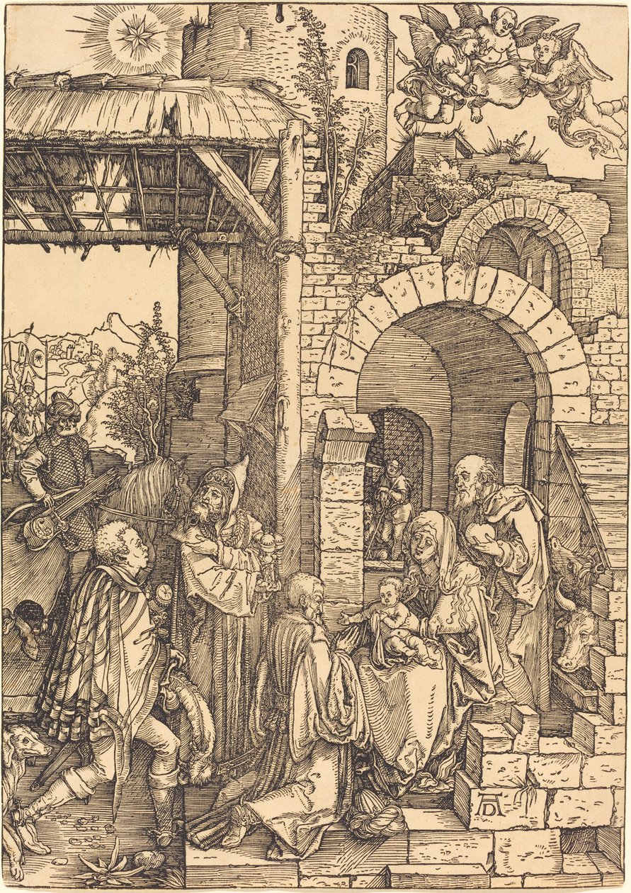 Magiernes tilbedelse af Albrecht Dürer