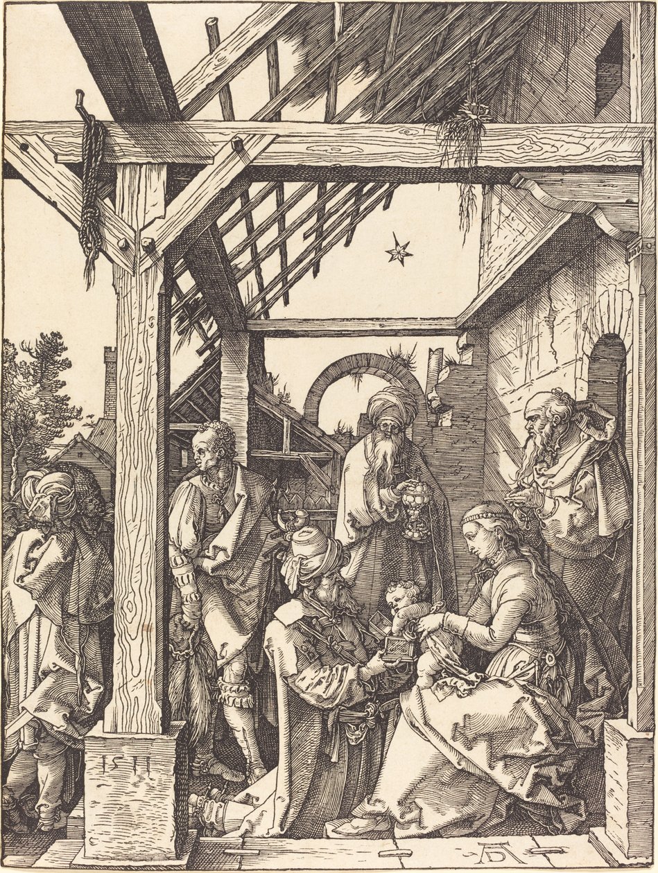 Magiernes tilbedelse af Albrecht Dürer