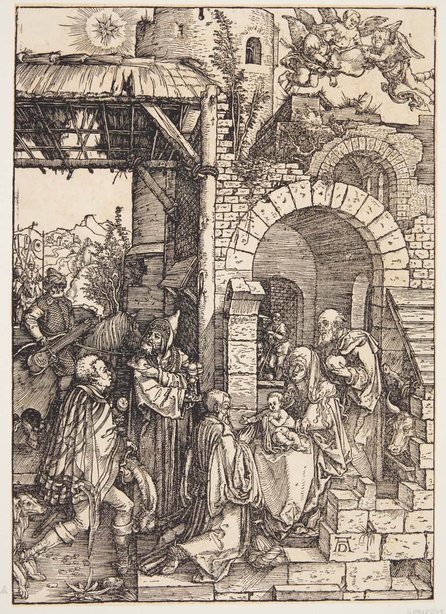 Magiernes tilbedelse af Albrecht Dürer