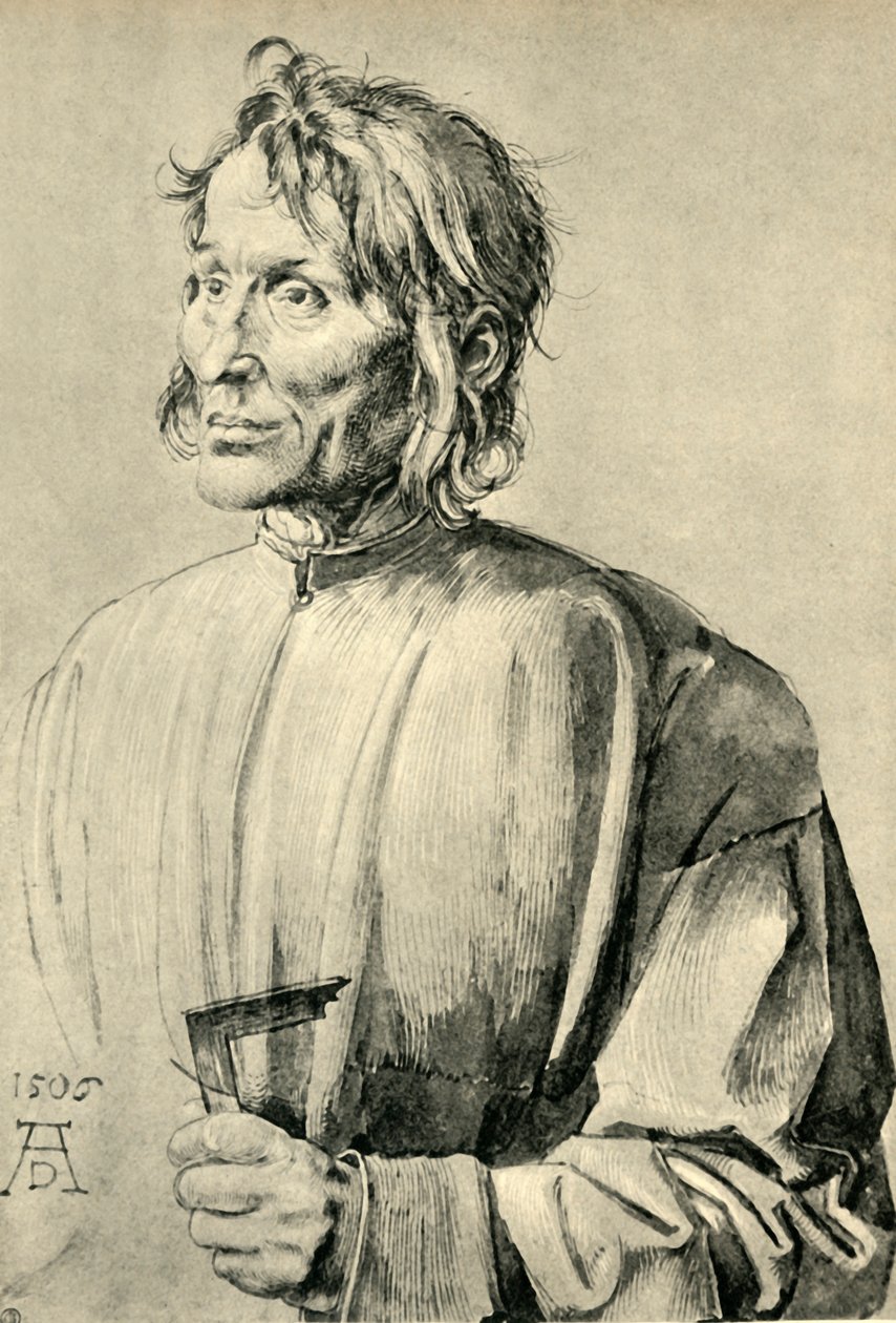 Arkitekt Hieronymus af Augsburg, 1506, 1943. af Albrecht Dürer