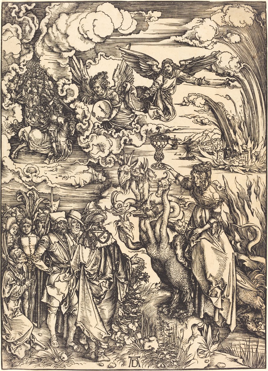 Den babylonske hore af Albrecht Dürer