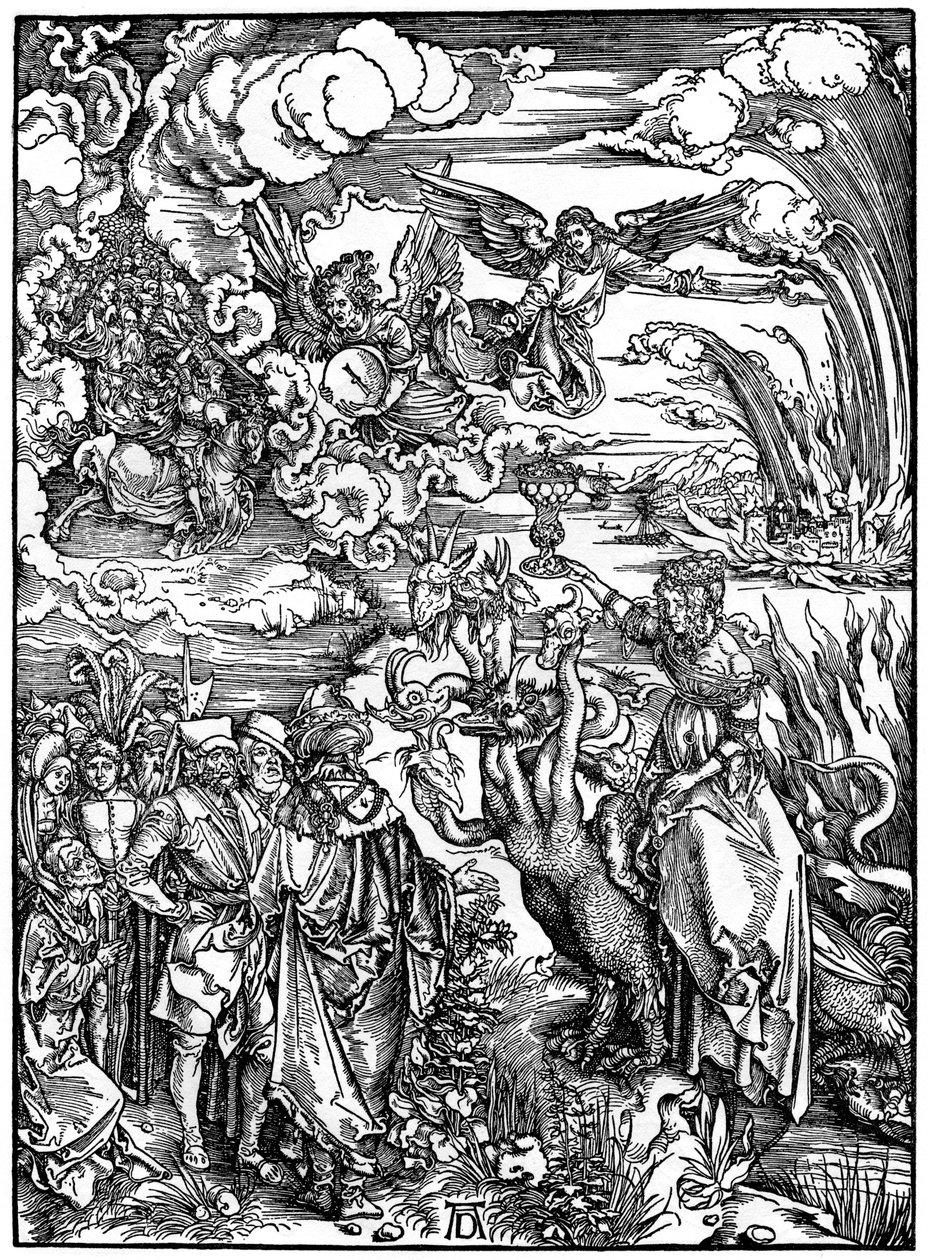 Den babylonske hore, 1498, 1936. af Albrecht Dürer