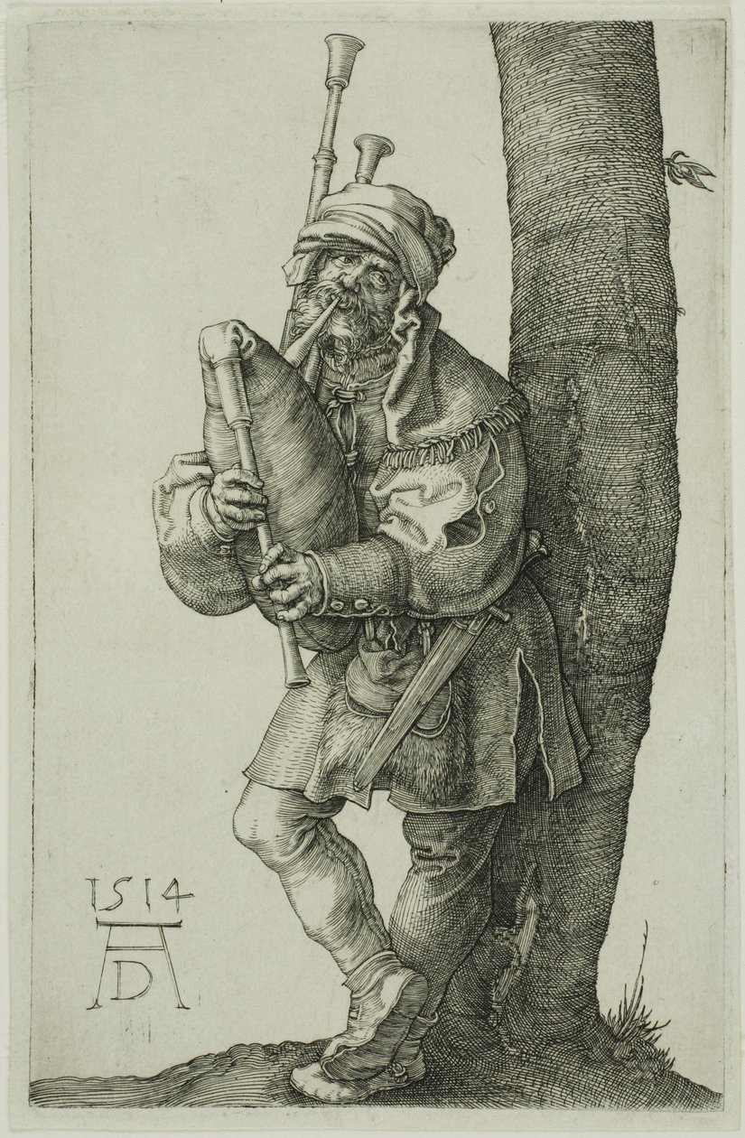 Bag-Piperen af Albrecht Dürer