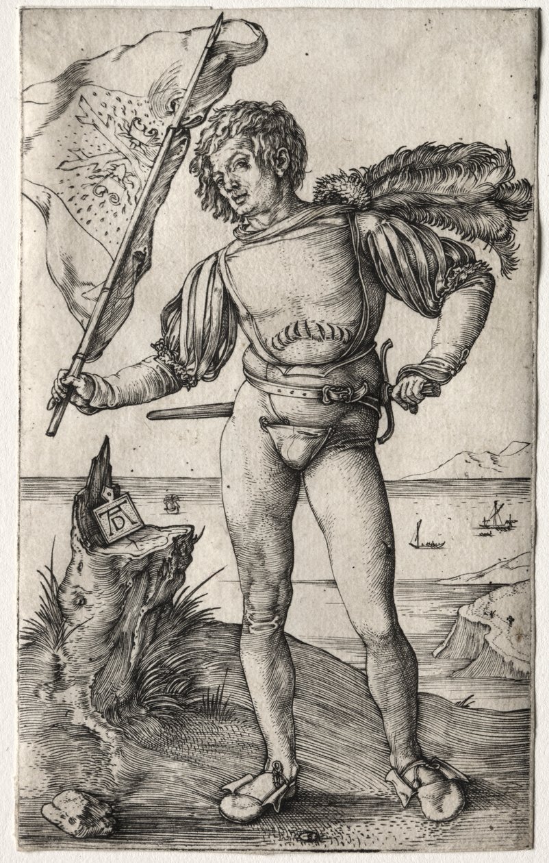 Den burgundiske fanebærer af Albrecht Dürer