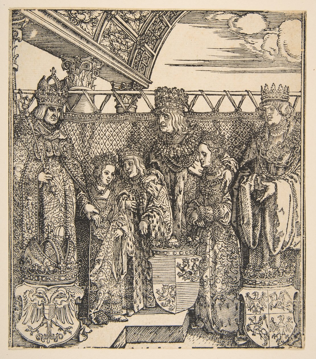 Prinsekongressen i Wien.n.d. af Albrecht Dürer