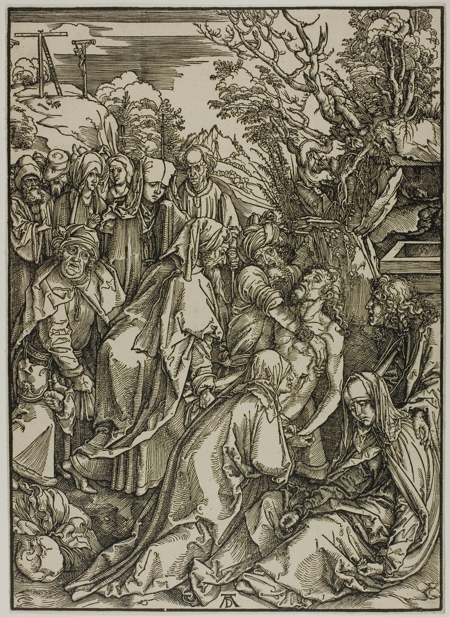 Depositionen, fra Den Store Passion af Albrecht Dürer