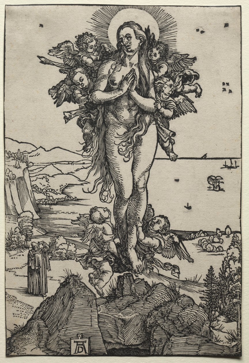 Maria Magdalenes ekstase, 1501-1504. af Albrecht Dürer