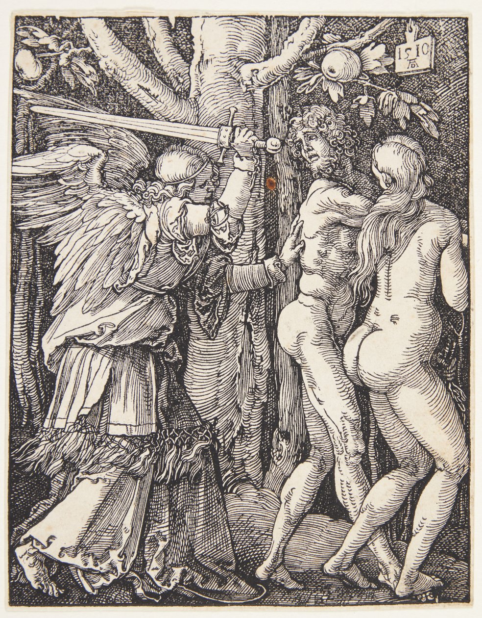 Uddrivelsen fra Paradis af Albrecht Dürer