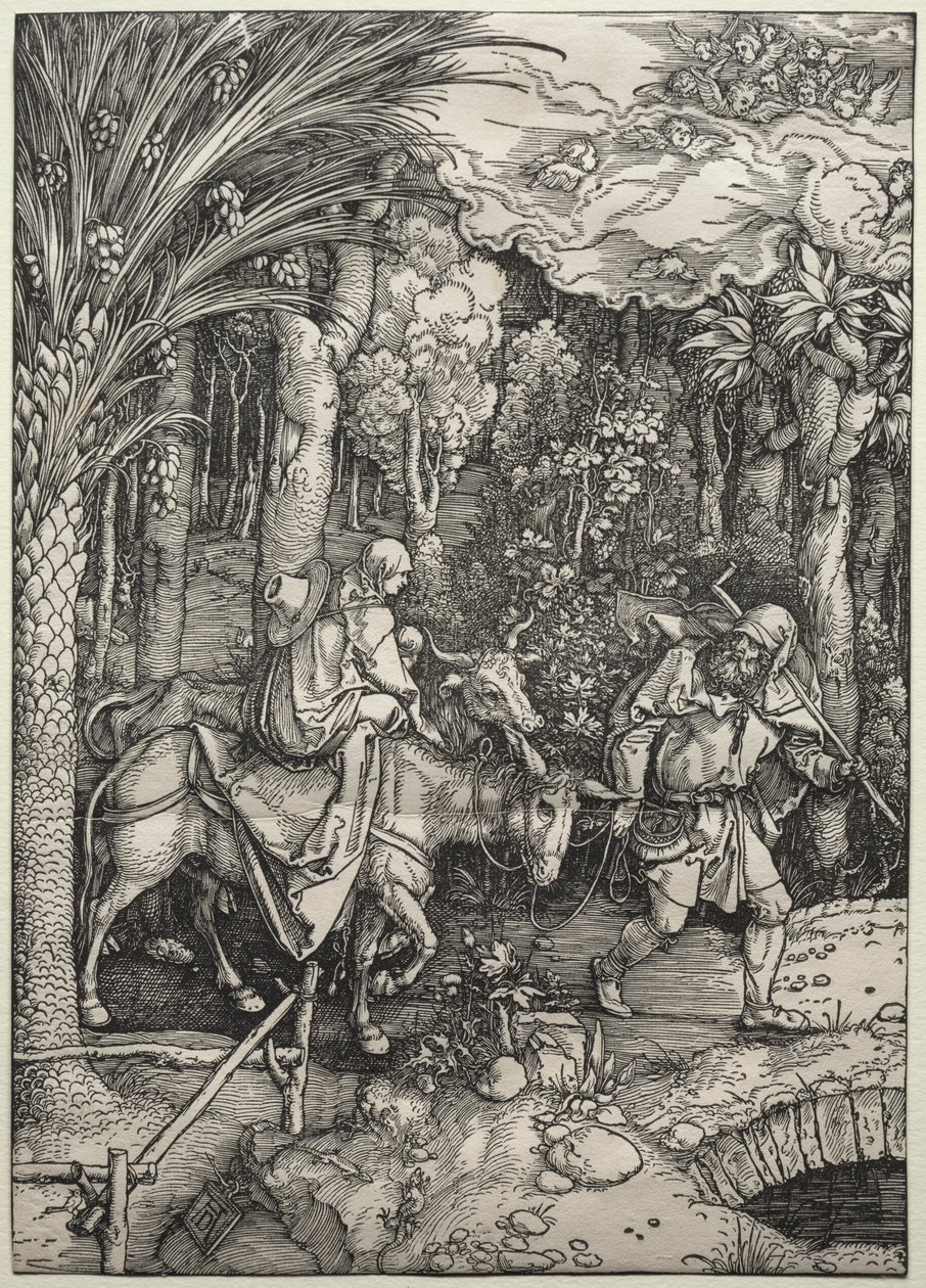 Flugten til Egypten, ca. 1503-1505. af Albrecht Dürer