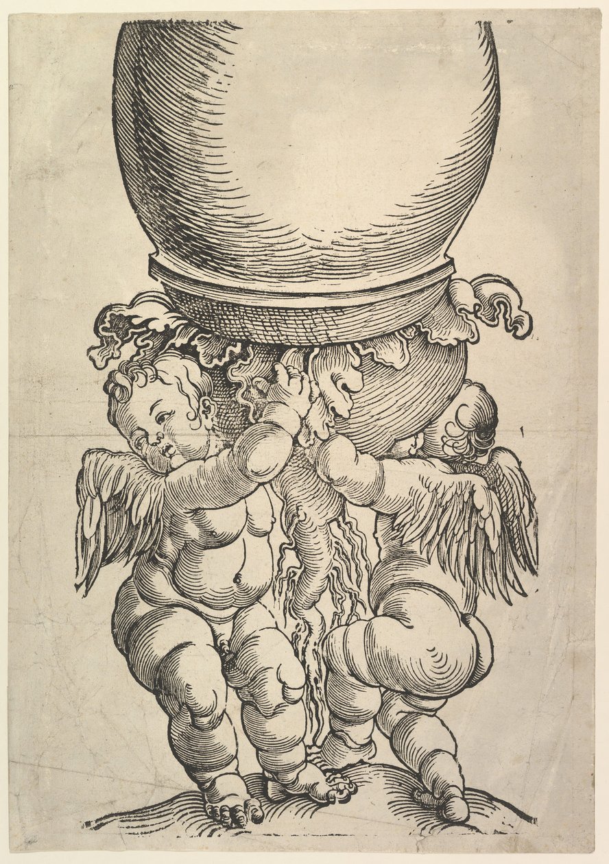 Den store søjle nederste blok, 1517. af Albrecht Dürer