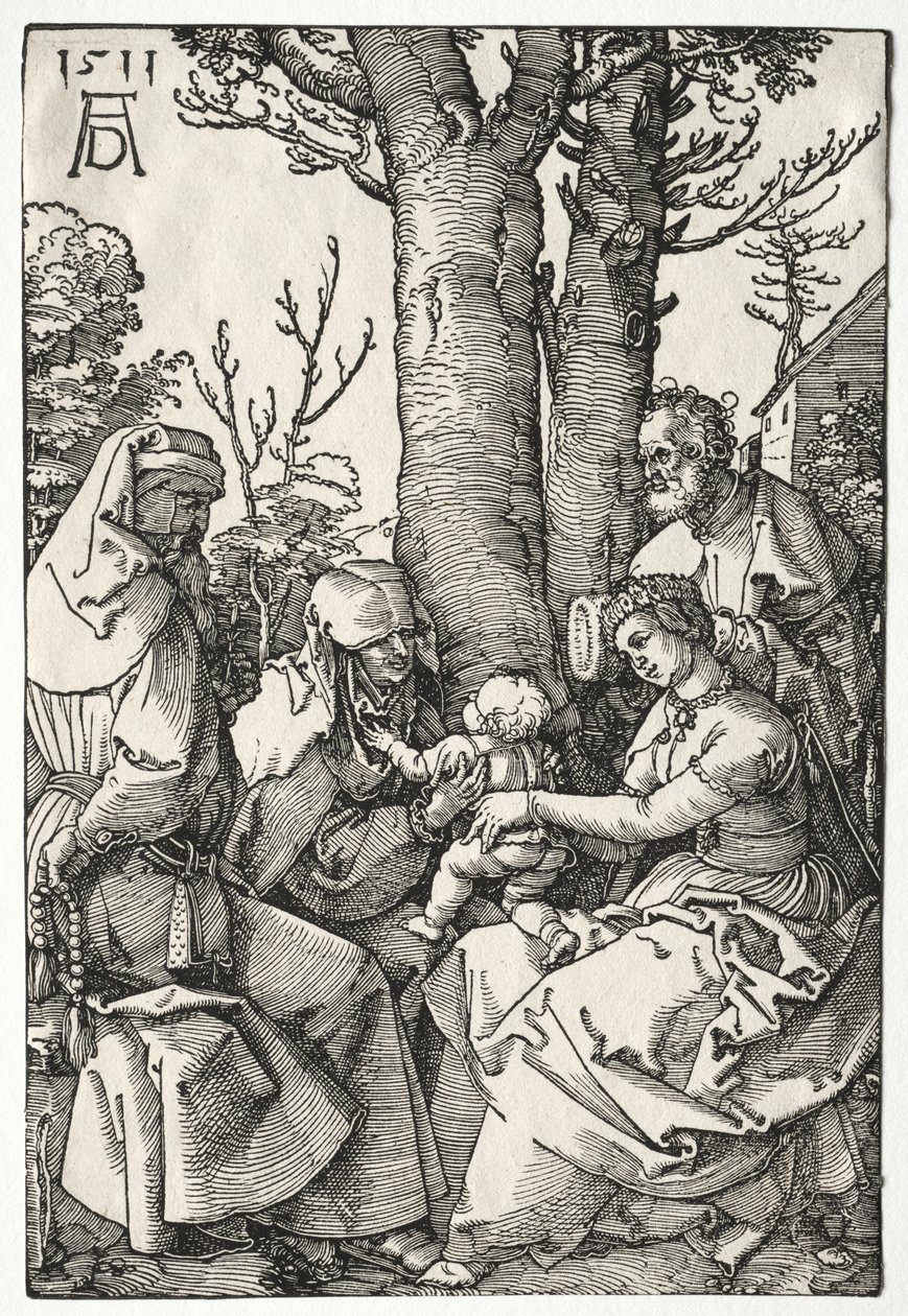 Den hellige familie med Joachim og Anna af Albrecht Dürer