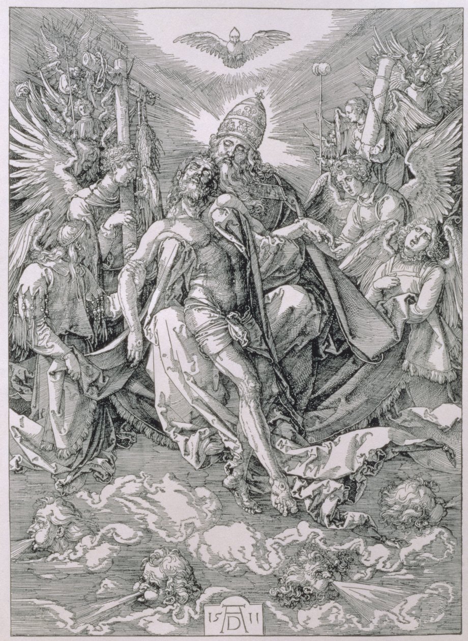 The Holy Trinity, pub. 1511 af Albrecht Dürer