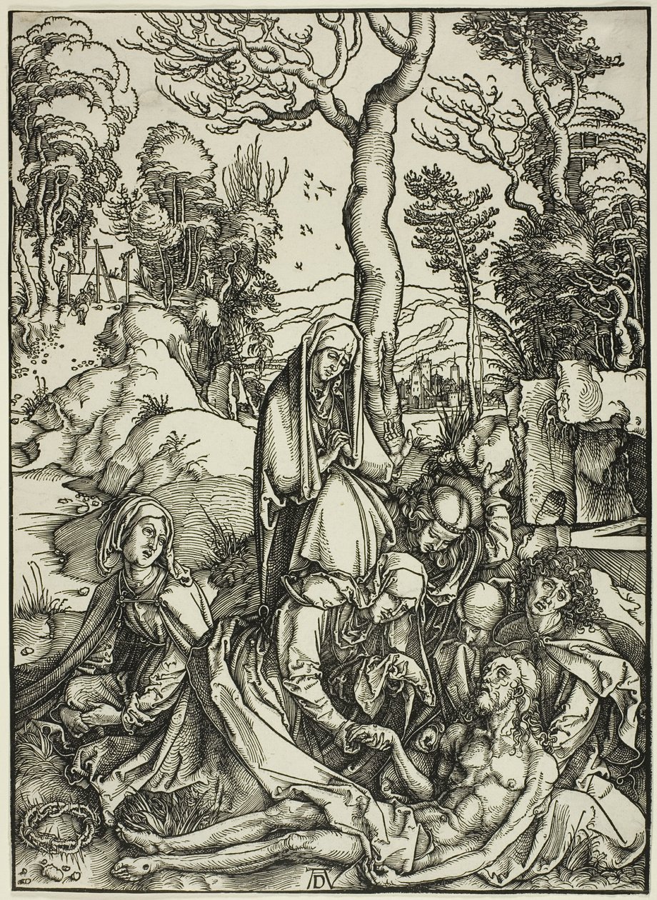 Klagesangen, fra Den store lidenskab af Albrecht Dürer