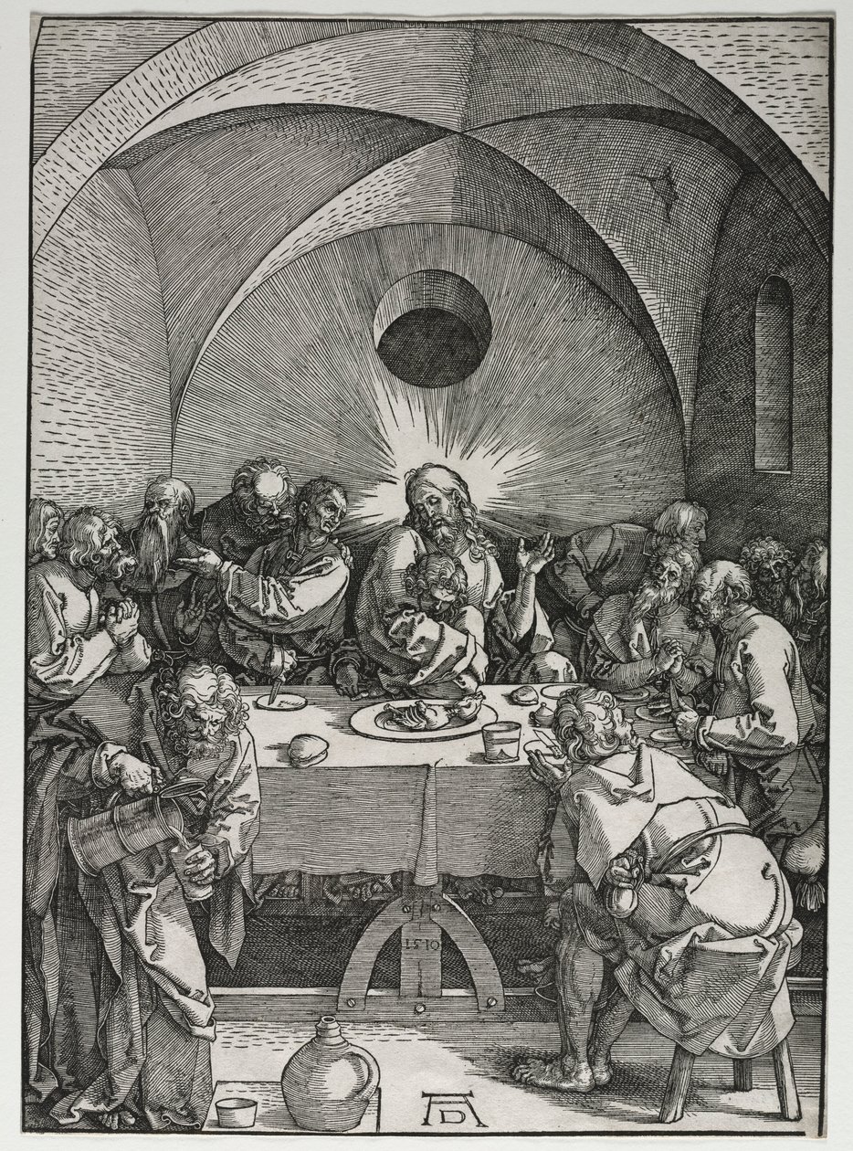 Den store lidenskab: Den sidste nadver, 1510. af Albrecht Dürer