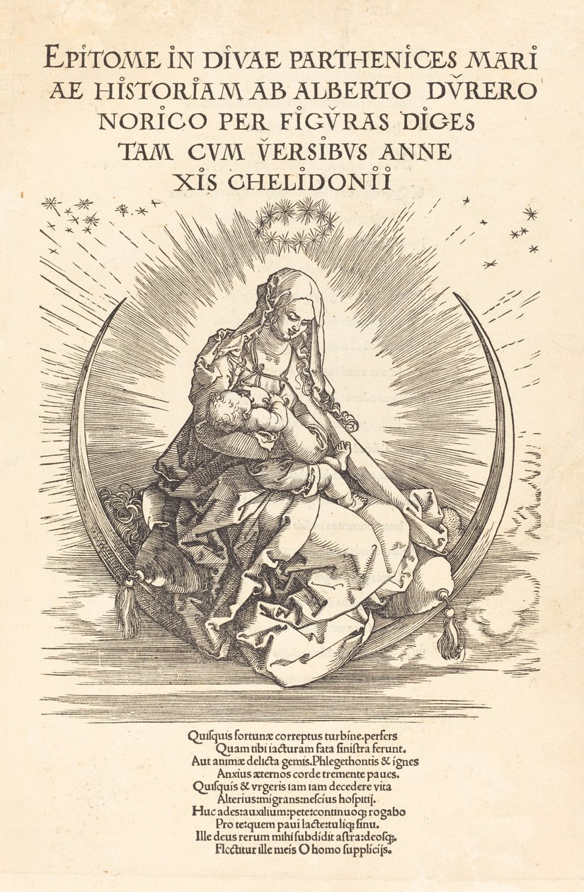 Madonnaen på Halvmånen, 15101511. af Albrecht Dürer