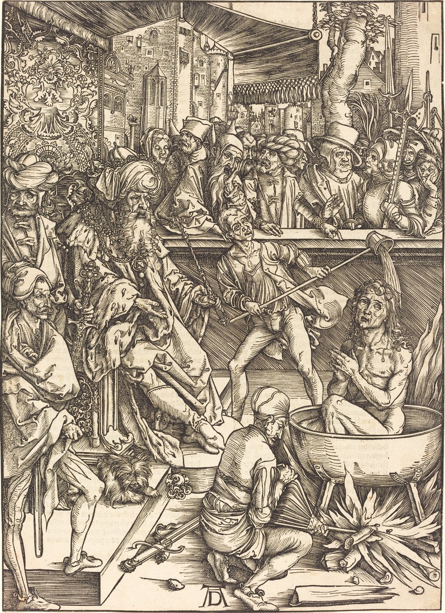 Sankt Johannes Martyrium af Albrecht Dürer