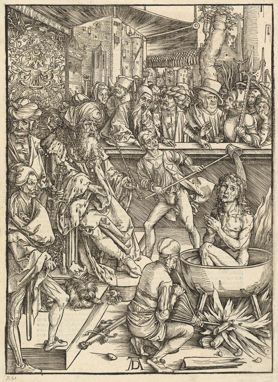 Sankt Johannes Martyrium af Albrecht Dürer
