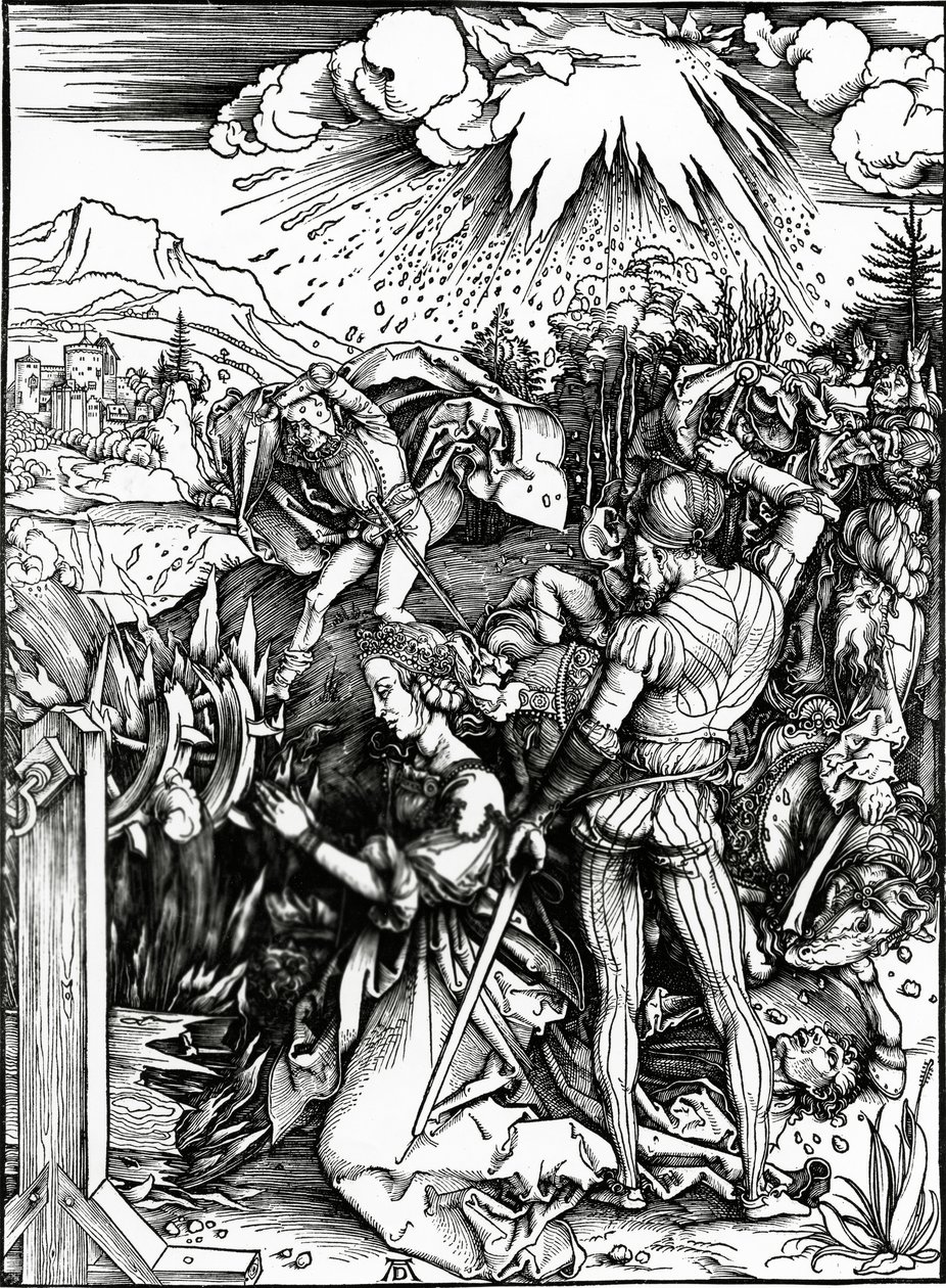 Den hellige Katarinas martyrium af Albrecht Dürer