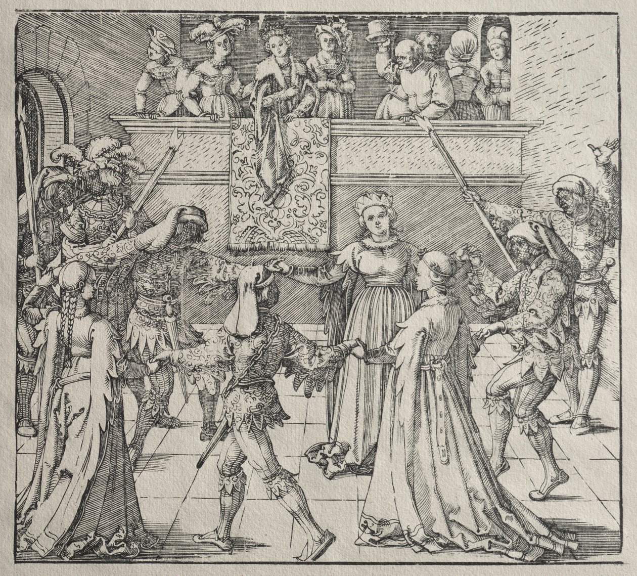 Maskeraden. af Albrecht Dürer