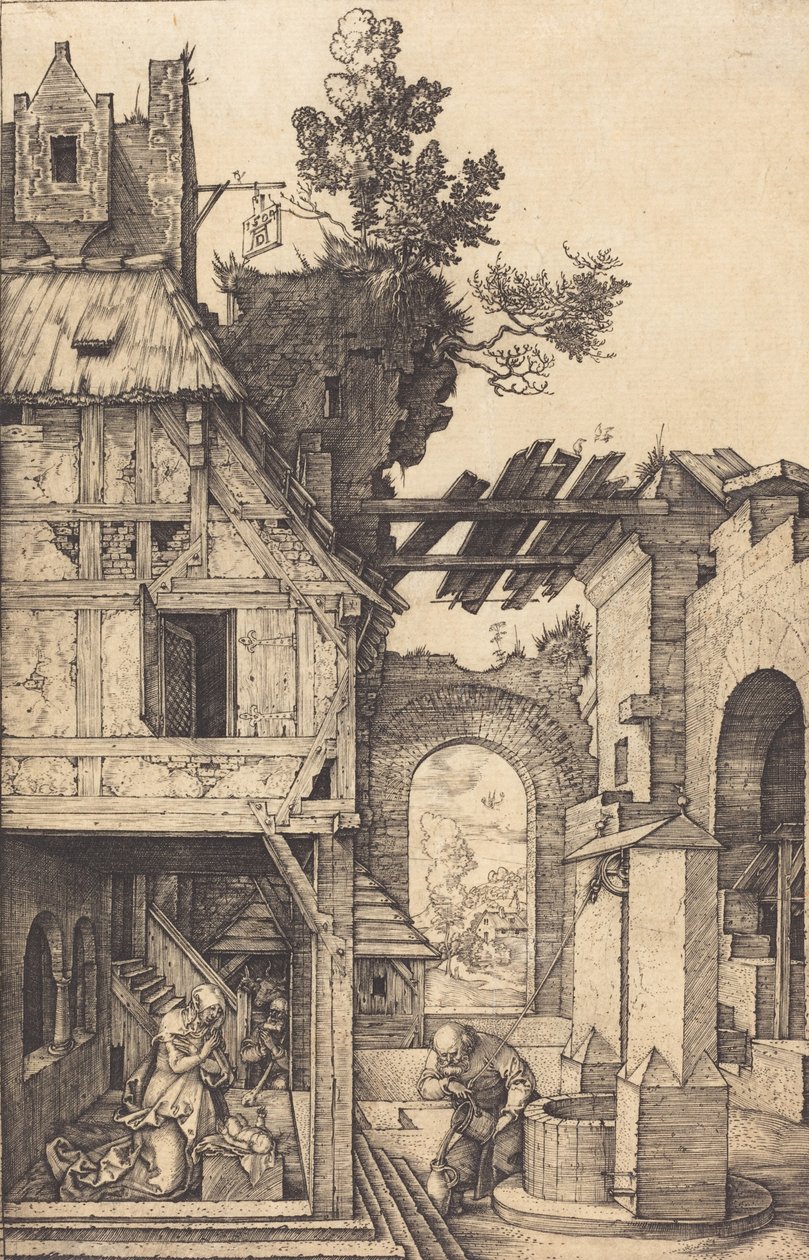 Fødselen, 1504. af Albrecht Dürer