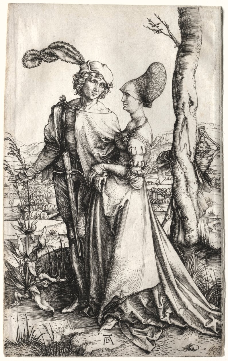Promenaden, ca. 1497. af Albrecht Dürer