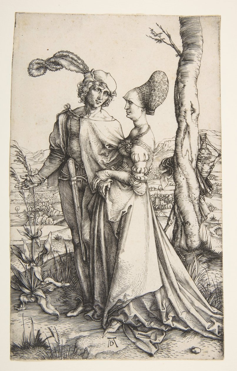 Promenaden, ca. 1498. af Albrecht Dürer