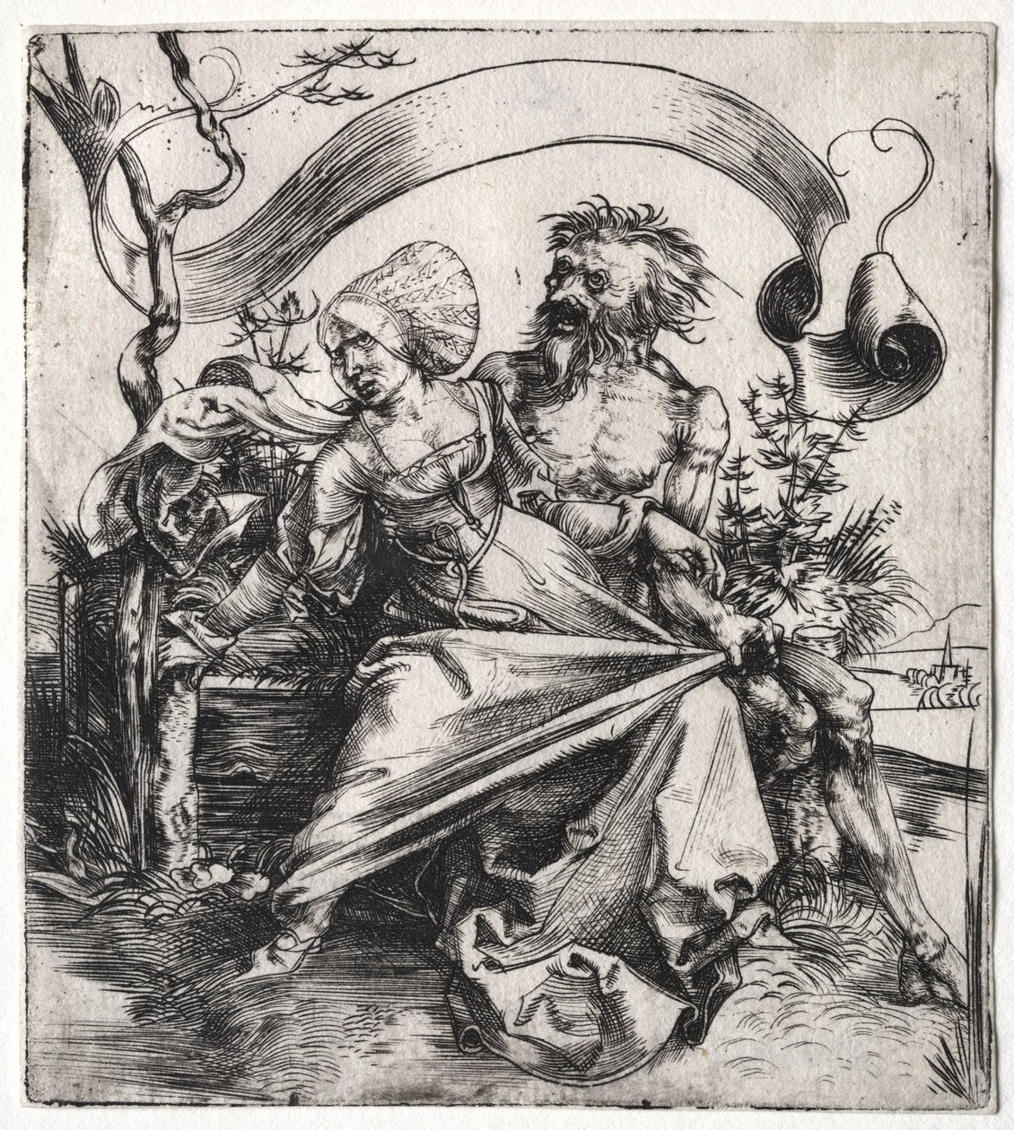The Ravisher, ca. 1495. af Albrecht Dürer