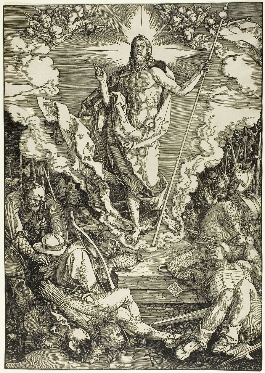 Opstandelsen, fra Den store lidenskab af Albrecht Dürer