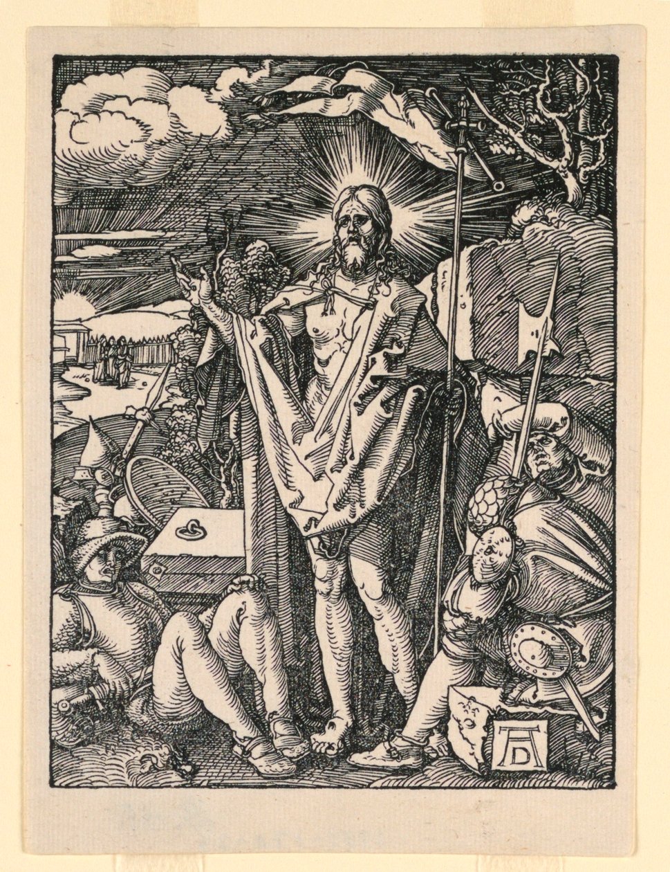 Opstandelsen, fra The Little Passion Series af Albrecht Dürer