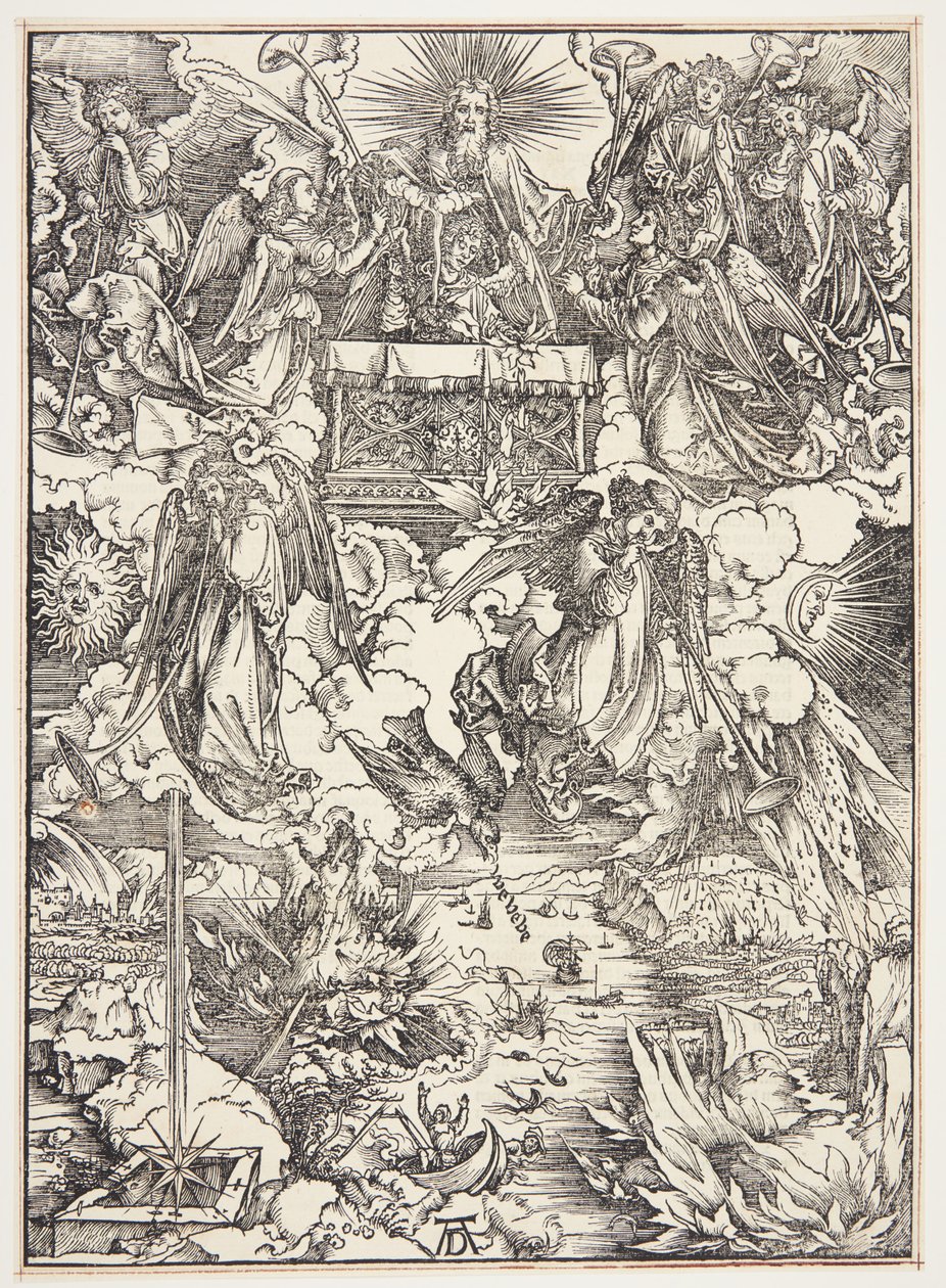 De syv trompeter af Albrecht Dürer