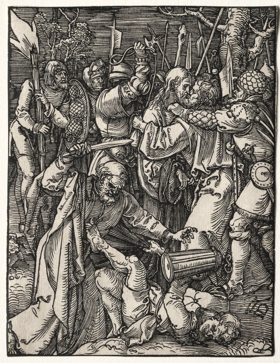 Den lille lidenskab: Kristi forræderi. af Albrecht Dürer