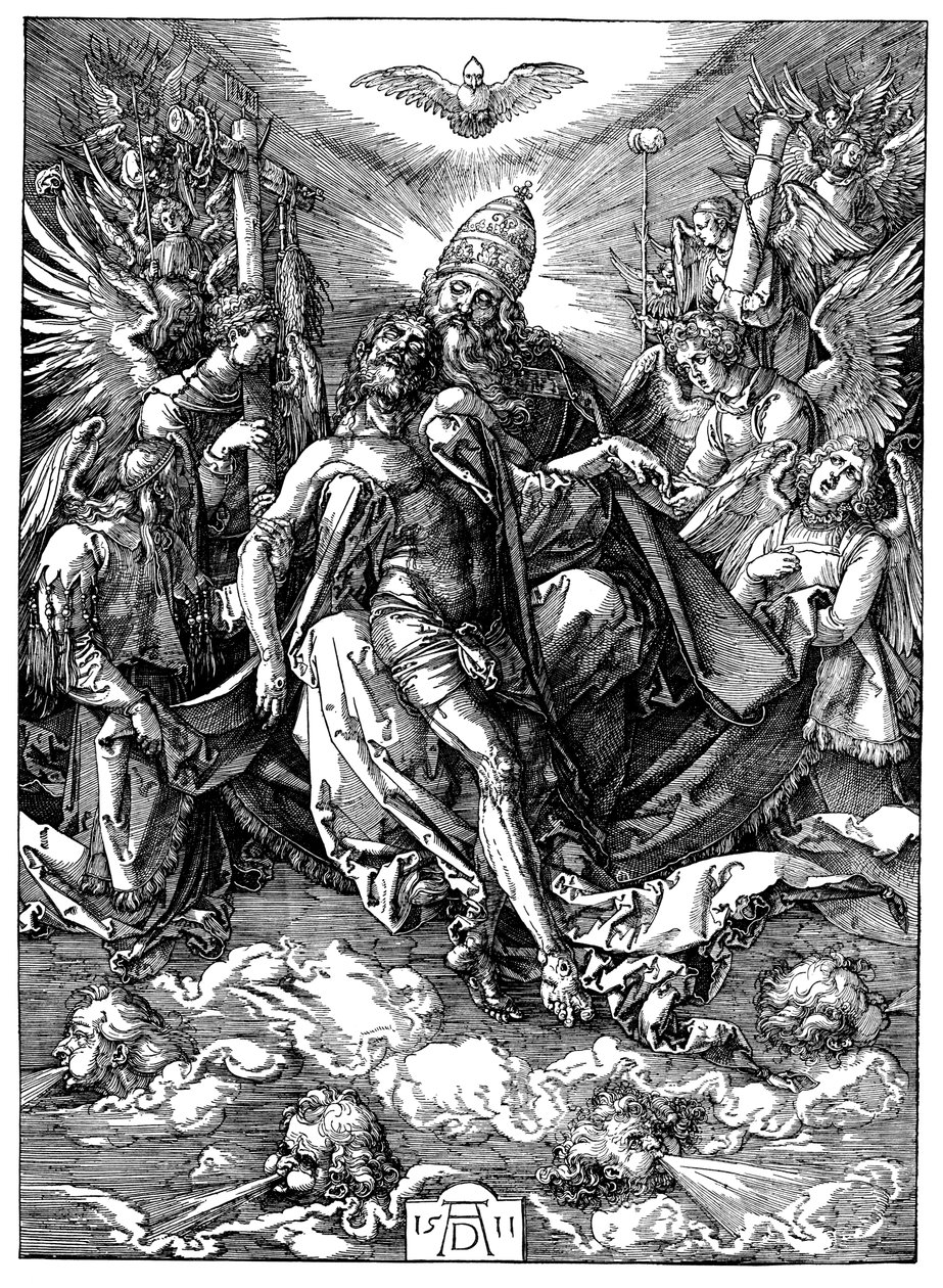 Treenigheden Nådens trone, 1511 af Albrecht Dürer