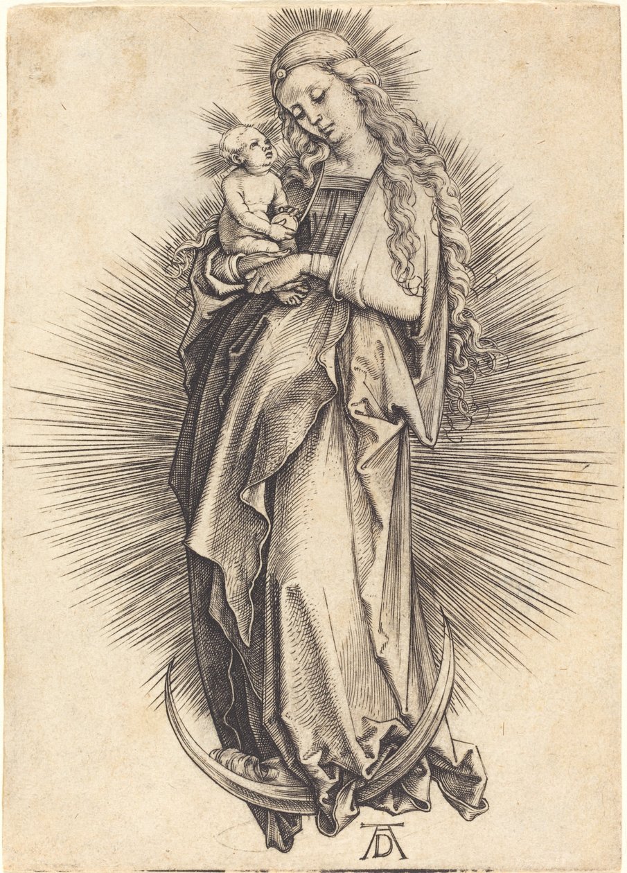 Jomfruen på Halvmånen af Albrecht Dürer