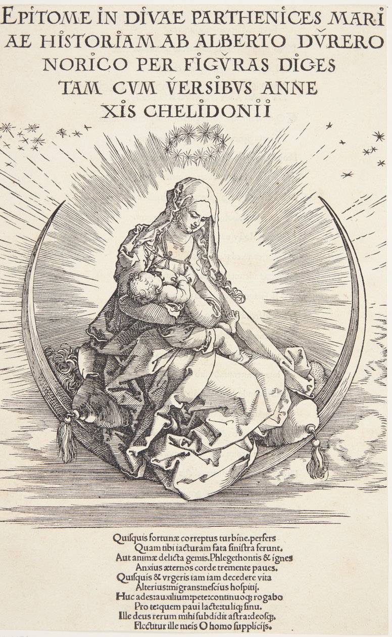 Jomfruen på halvmånen af Albrecht Dürer