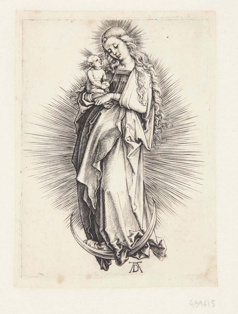 Jomfruen på halvmånen af Albrecht Dürer
