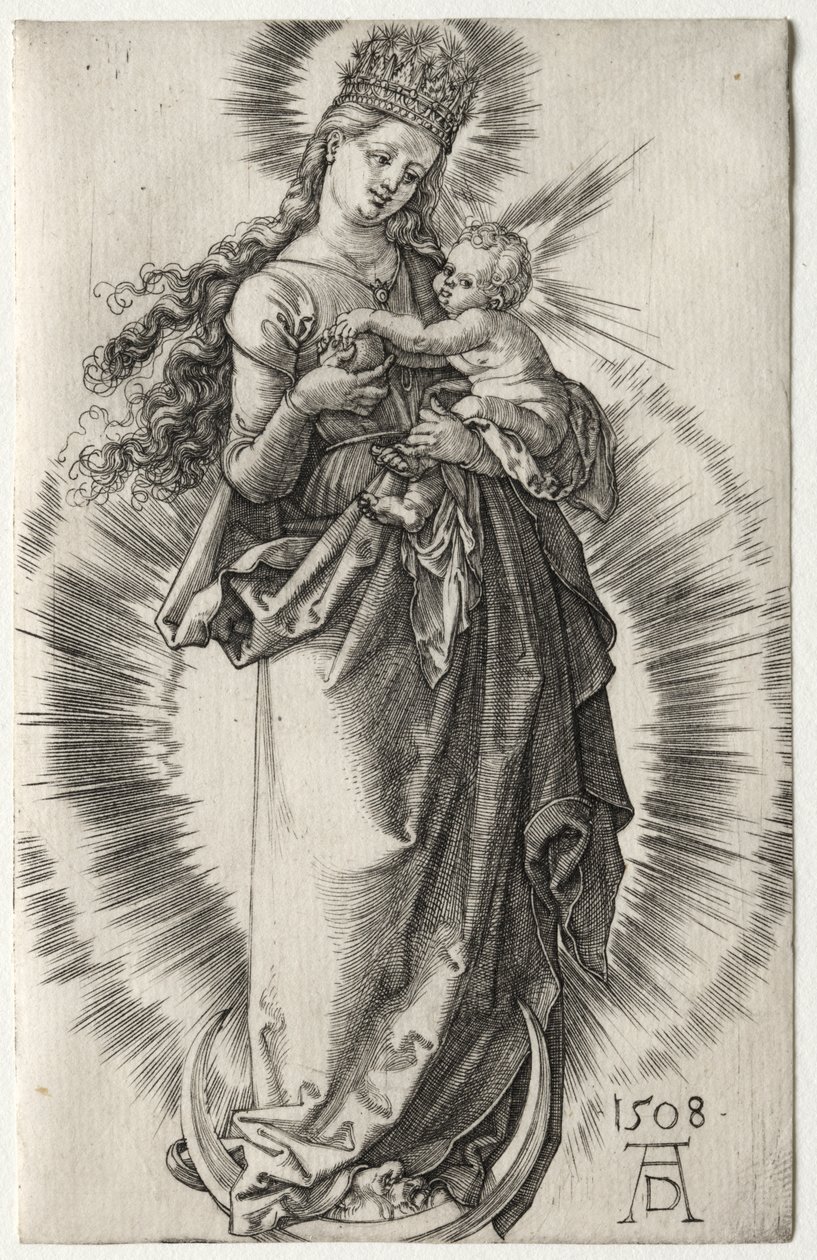 Jomfruen med en stjernekrone af Albrecht Dürer