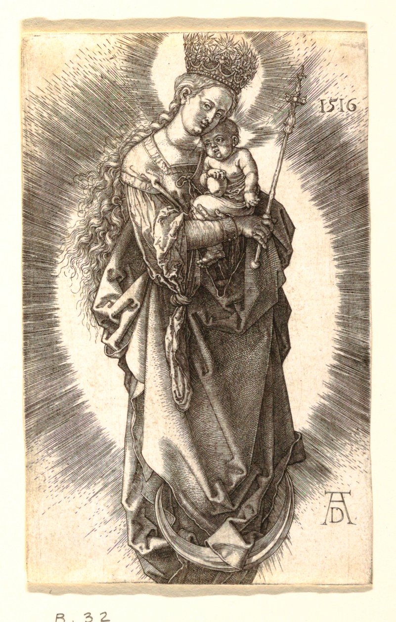Jomfruen med stjernernes krone af Albrecht Dürer