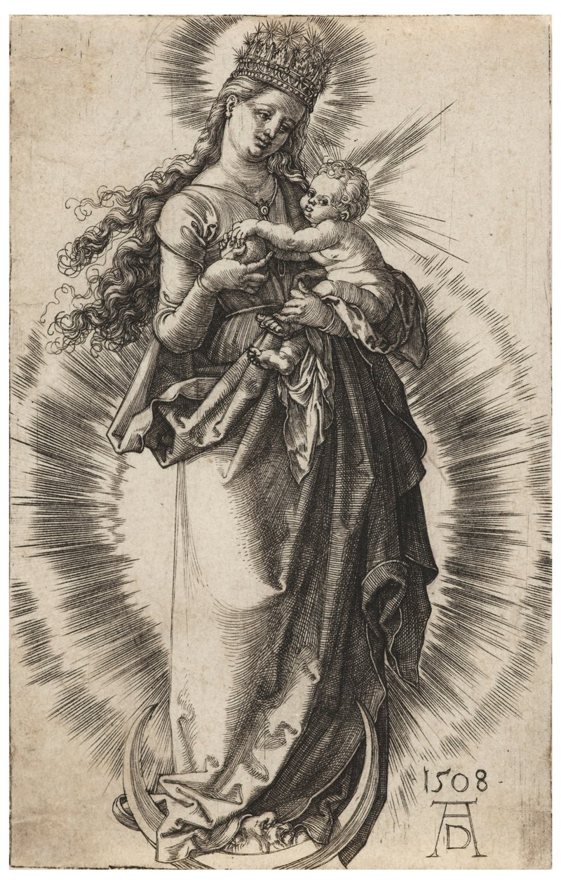 Jomfruen med stjernekronen af Albrecht Dürer