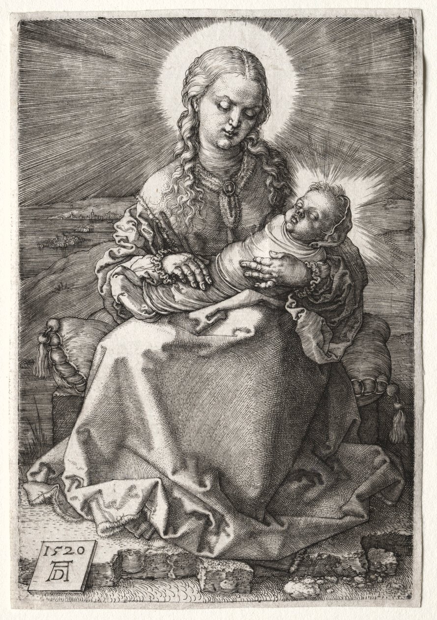 Jomfruen med det svøbte barn, 1520. af Albrecht Dürer