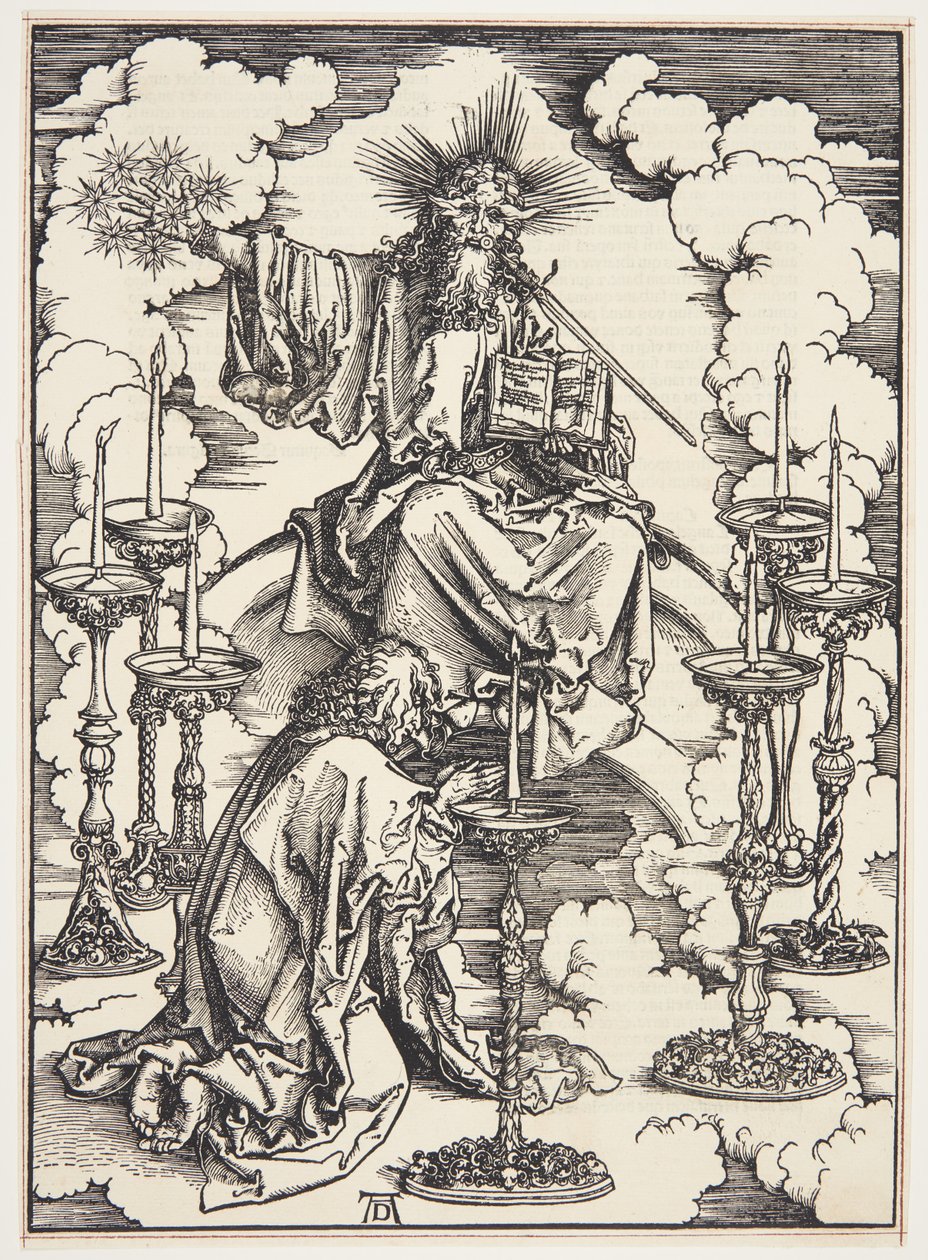 Visionen om de syv lysestager af Albrecht Dürer