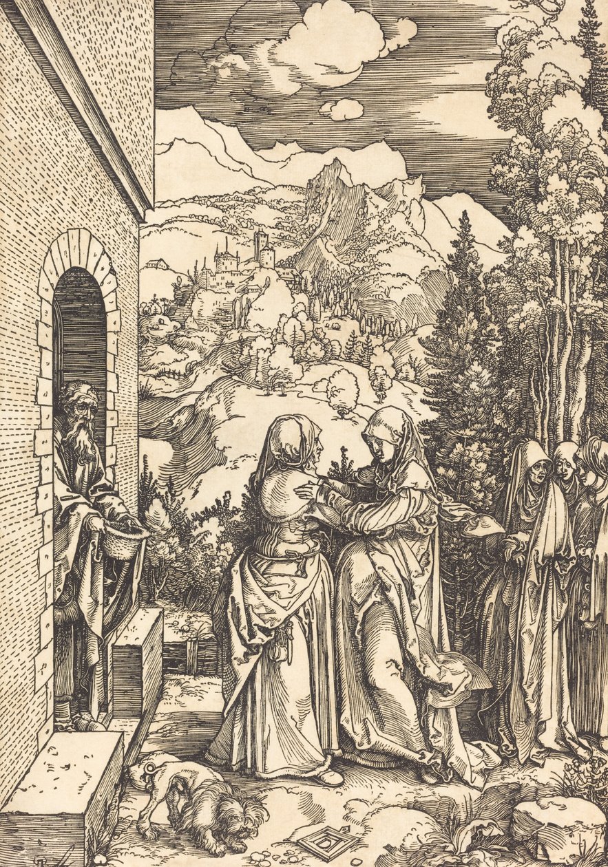 Besøget, ca. 1504. af Albrecht Dürer